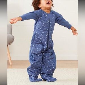 ERGOPOUCH  Young Child Organic Cotton Sleep Suit Bag Sack Night Sky 4-6 Y